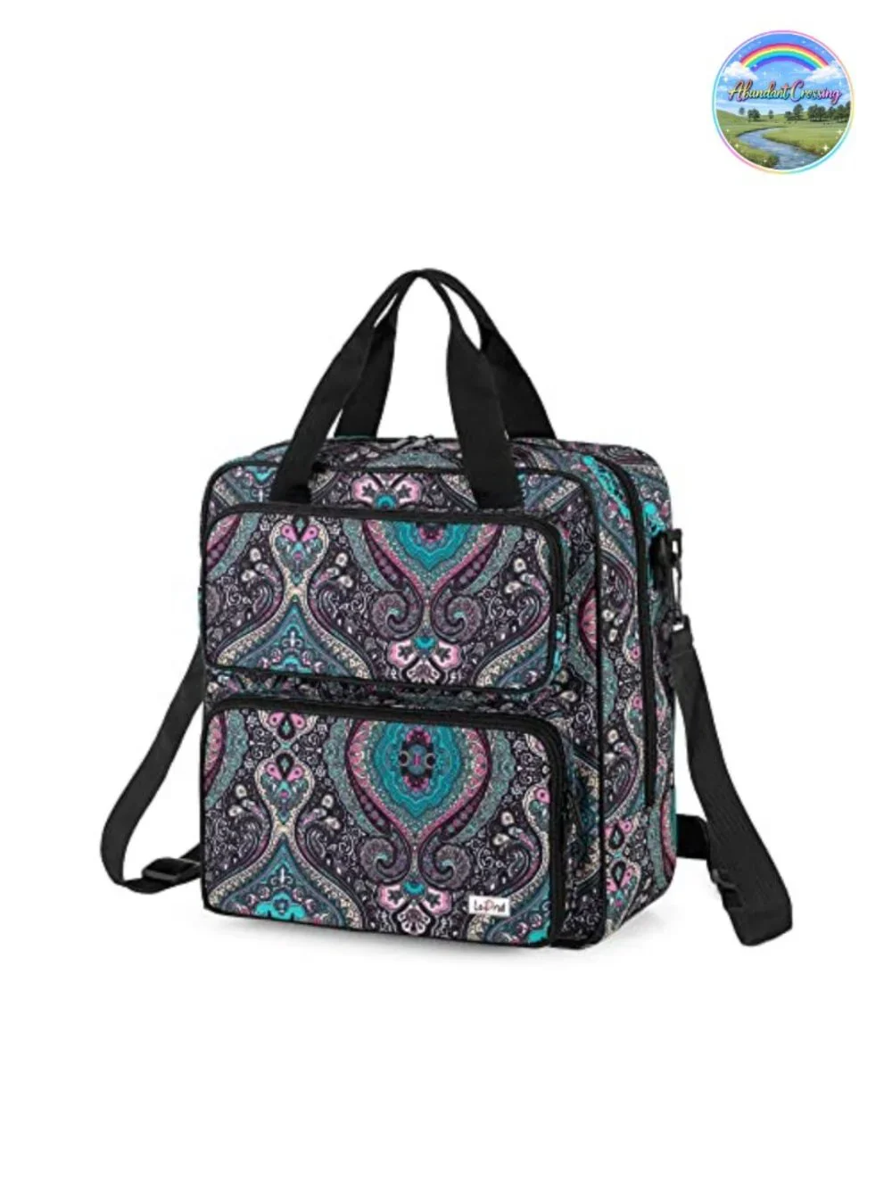 Embroidery Storage Bag with Handles, Portable Craft Organizer Case